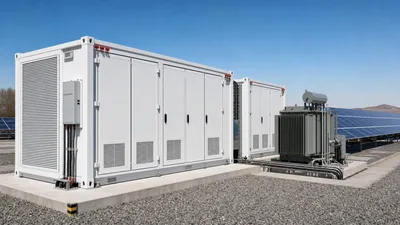 Commercial lithium battery installation demonstrating how to store electricity from solar arrays