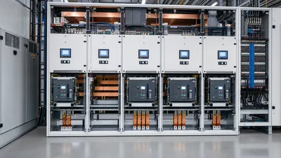 Low voltage products inside an industrial distribution switchboard compartment