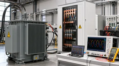 Industrial single phase to three phase transformer and phase converter system setup