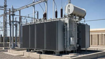 Industrial transformer sales inspection showcasing high voltage power transformer with cooling radiators
