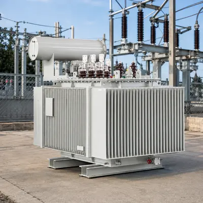 100–2000kVA 33/35kV Three-Phase Oil-Immersed Distribution Transformer installed on site