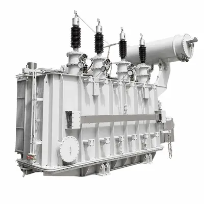 110 kV 12500 kVA Three-Phase Dual-Winding Oil-Immersed Power Transformer — product photo on white background