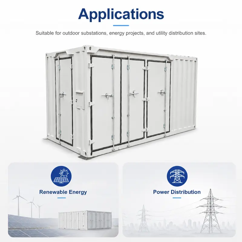 12 kV Prefabricated Container Box Substation — typical application