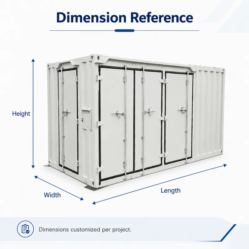 12 kV Prefabricated Container Box Substation — dimensions and layout