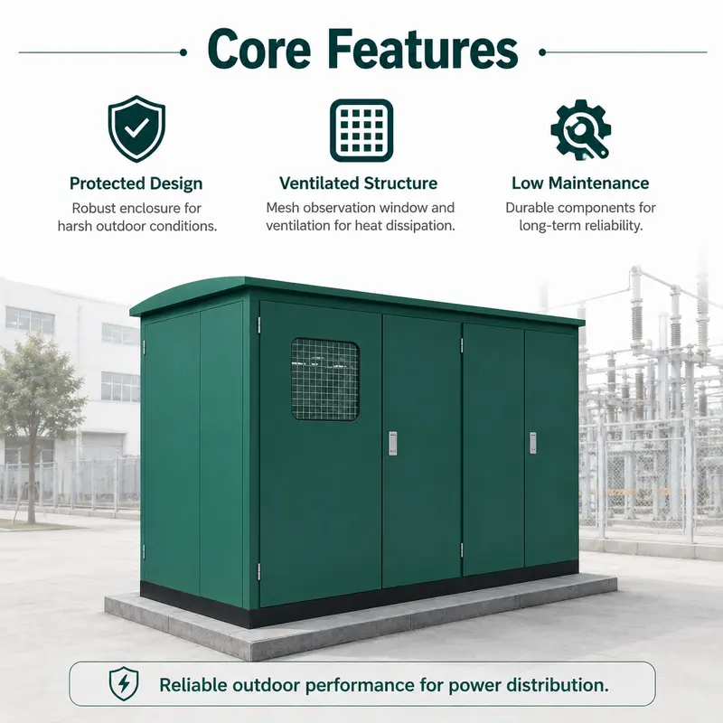 1500 kVA 33 kV Compact European Box-type Substation — safety and protection features