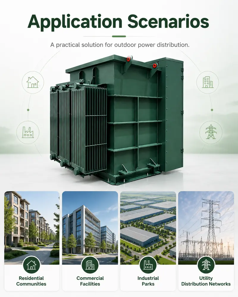 1500kVA Three-Phase Pad-Mounted Transformer (13.8kV to 400/230V, Loop Feed) — customisation options