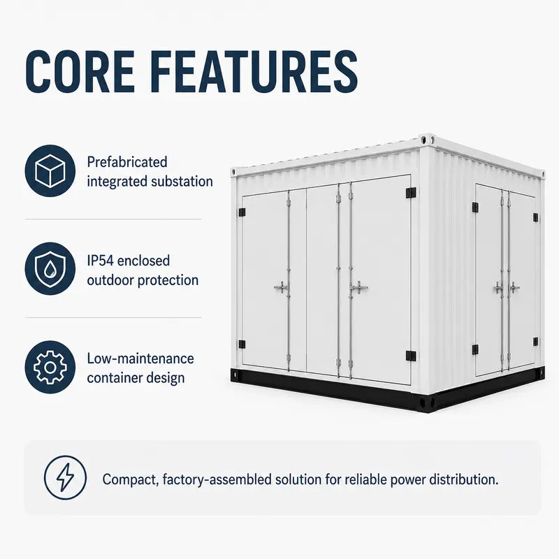 1600 kVA 10/0.4 kV Prefabricated Container Box Substation — safety and protection features