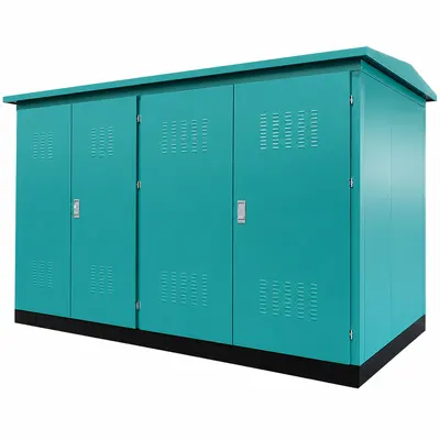 1600 kVA 12/0.4 kV Compact Box Substation — product photo on white background