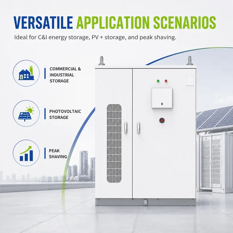 210kWh Integrated Liquid-Cooled Energy Storage System — Lithium-Ion Battery Cabinet — typical application