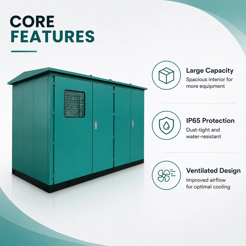 4000 / 5000 kVA 25–35 kV Oil-type Compact Box Substation — safety and protection features