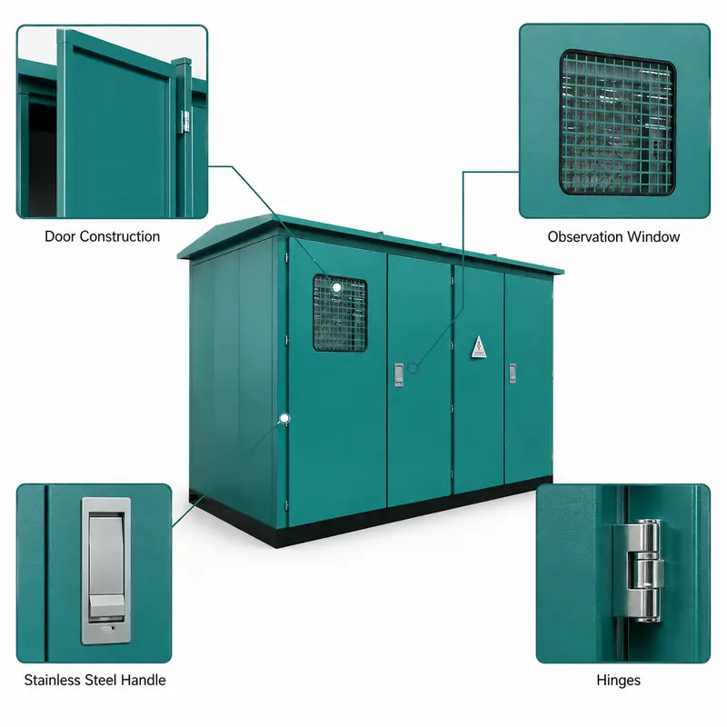 4000 / 5000 kVA 25–35 kV Oil-type Compact Box Substation — workmanship detail