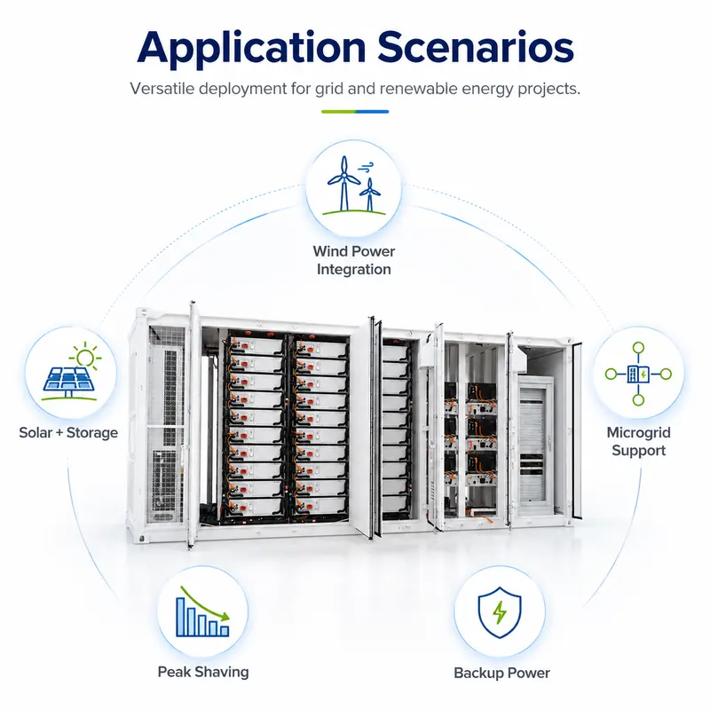 All-in-One ESS Container Battery, 6MWh–9MWh (Liquid-Cooled, On/Off-Grid, IP67) — workmanship detail