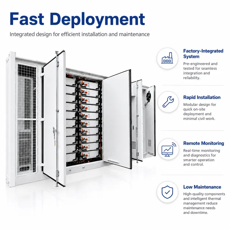 BESS LiFePO4 Battery Container, 1MWh–10MWh (Liquid-Cooled, IP67) — typical application