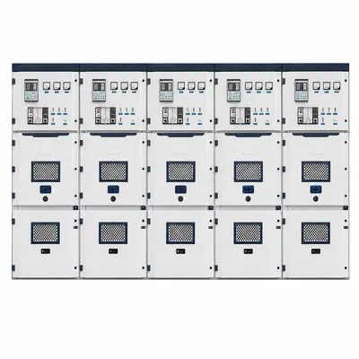 Intelligent 12–24kV Metal-Clad HV Switchgear, 4000A, Stainless Steel IP65 — product photo on white background