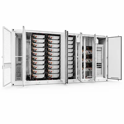OEM/ODM All-in-One Smart Lithium-Ion BESS, Liquid-Cooled (1000kWh–5MWh, IP67) — product photo on white background