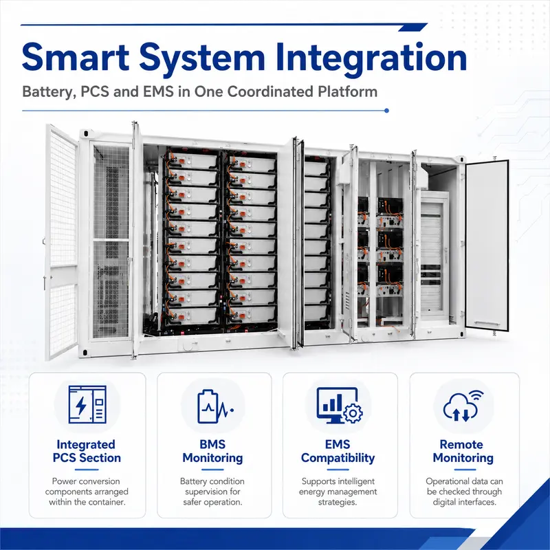 OEM/ODM All-in-One Smart Lithium-Ion BESS, Liquid-Cooled (1000kWh–5MWh, IP67) — safety and protection features