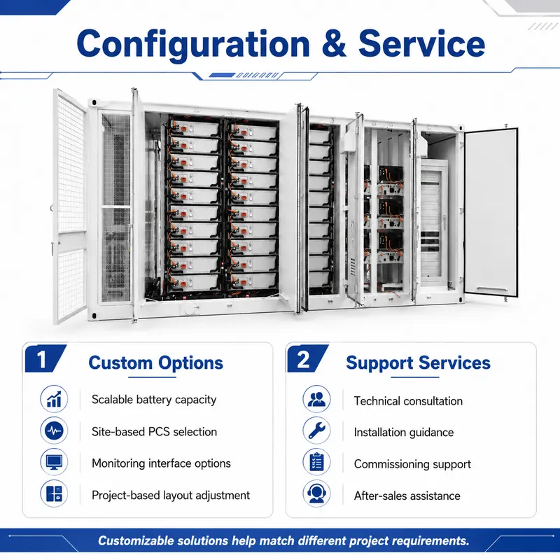 OEM/ODM All-in-One Smart Lithium-Ion BESS, Liquid-Cooled (1000kWh–5MWh, IP67) — customisation options
