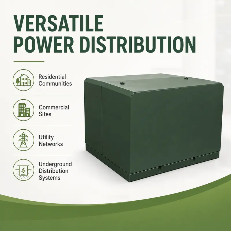 Single-Phase Pad-Mounted Transformer — 220V/400V, Energy-Saving, USA/Canada Standard — typical application